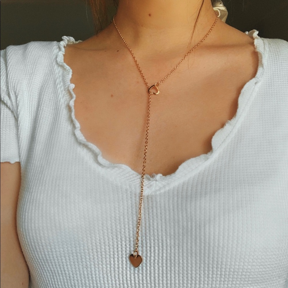 💛Gold Double Heart Necklace💛